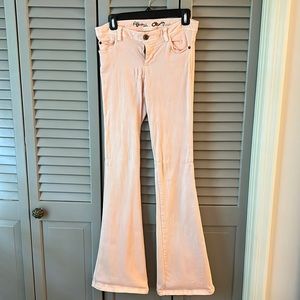 Alice and Olivia - Blush Pink Bellbottom Jeans - Size 4